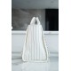 CHANEL 23P Spring/Summer New Maxi Shopping Bag White Calfskin  