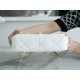 Chanel 23S New CF Mini Heart Enamel Buckle White Lambskin  