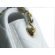 Chanel 23S New CF Mini Heart Enamel Buckle White Lambskin  