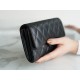 Classic Flap Classic Long Wallet Black Gold Lambskin  