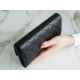 Classic Flap Classic Long Wallet Black Gold Lambskin  