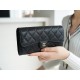 Classic Flap Classic Long Wallet Black Gold Calfskin  