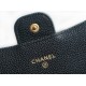 Classic Flap Classic Long Wallet Black Gold Calfskin  