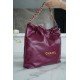 CHANEL 22 Bag Burgundy Purple Medium  