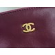 CHANEL 22 Bag Burgundy Purple Medium  