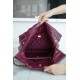 CHANEL 23 22 Bag Limited Edition Purple Red Small