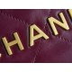 CHANEL 23 22 Bag Limited Edition Purple Red Small