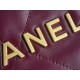 CHANEL 23 22 Bag Limited Edition Purple Red Small