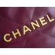 CHANEL 23 22 Bag Limited Edition Purple Red Small