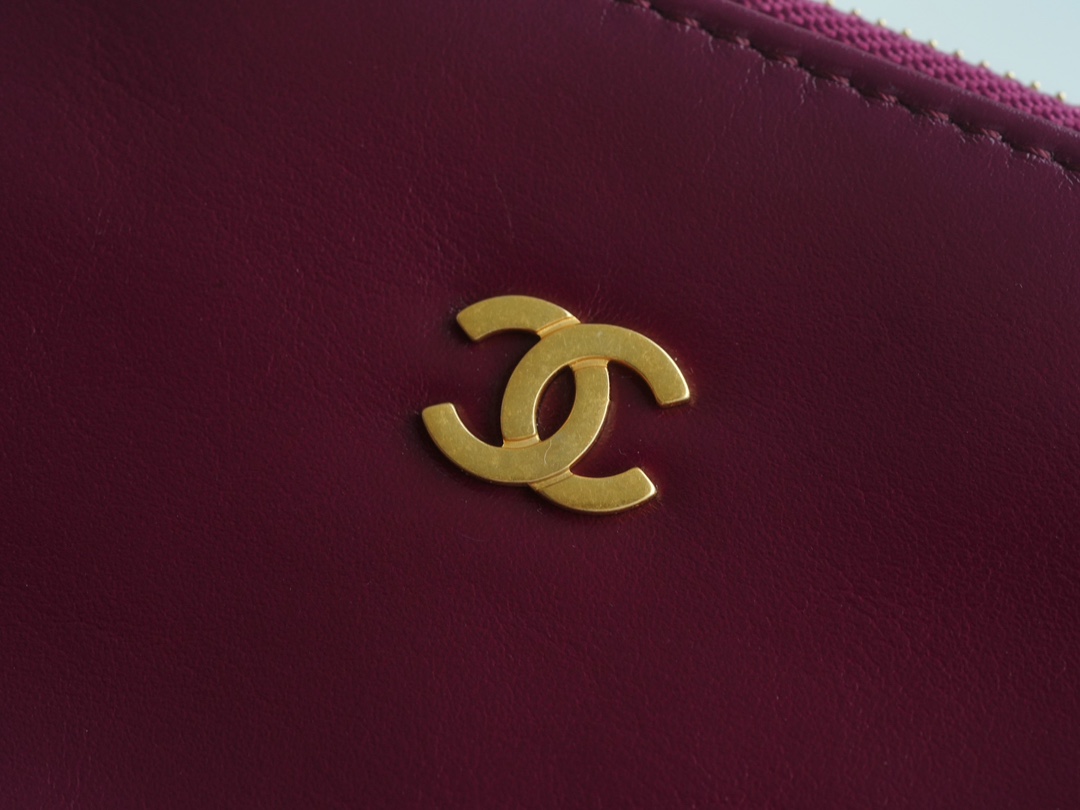 CHANEL 23 22 Bag Limited Edition Purple Red Small