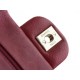 CF Classic Flap Small Bordeaux Washable Calfskin  