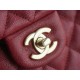 CF Classic Flap Small Bordeaux Washable Calfskin  