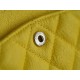 CF Classic Flap Small Lemon Yellow Washable Calfskin  