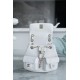 CHANEL 23P New Duma Backpack Mini White Calfskin