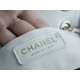 CHANEL 23P New Duma Backpack Mini White Calfskin