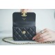 2021 Double Gold Ball Wallet Black Calfskin  