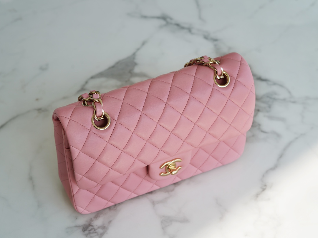 CF Classic Flap Small Sakura Pink Lambskin  