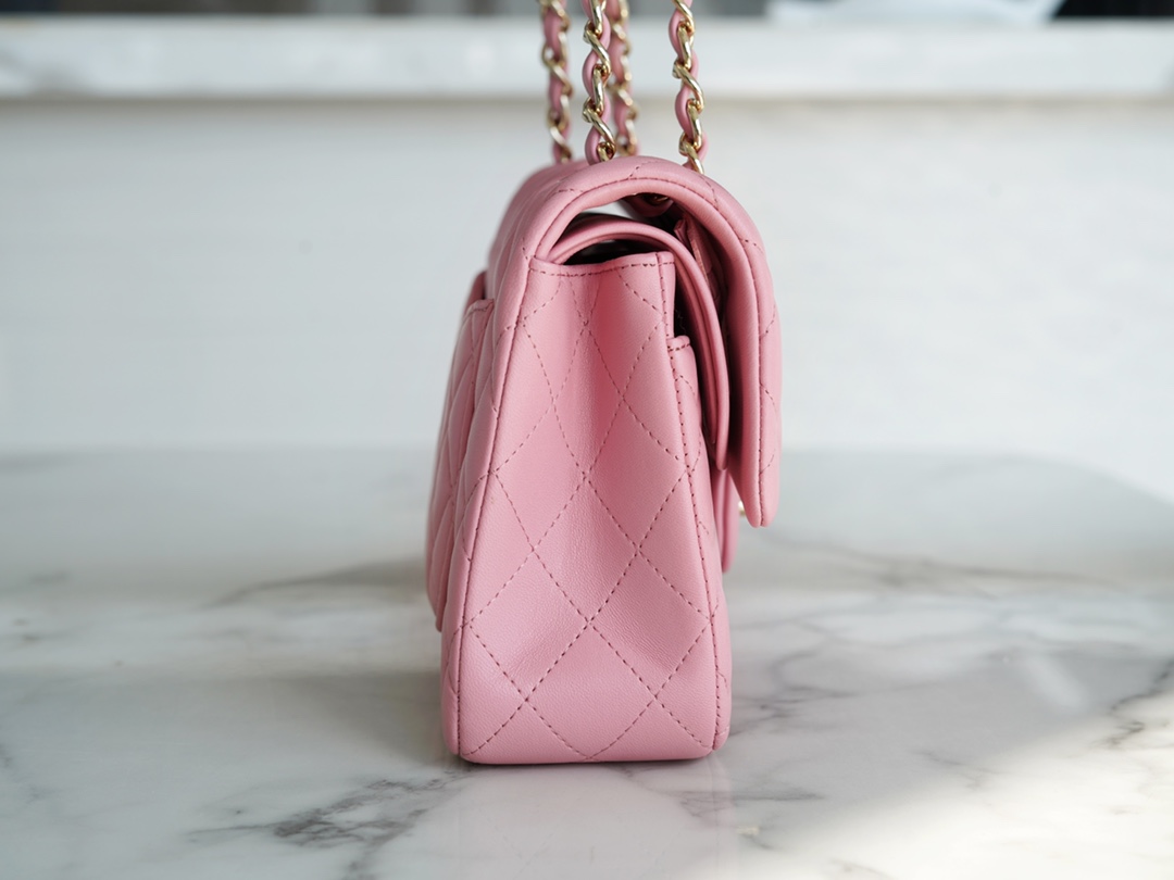 CF Classic Flap Small Sakura Pink Lambskin  