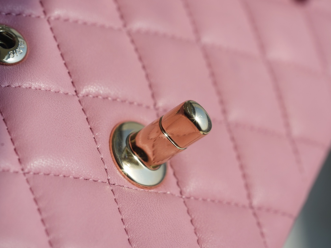 CF Classic Flap Small Sakura Pink Lambskin  