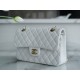 Classic Flap Small White Lambskin  