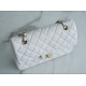 Classic Flap Small White Lambskin  