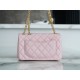 Chanel 23S CF Camellia Sakura Pink Lambskin  