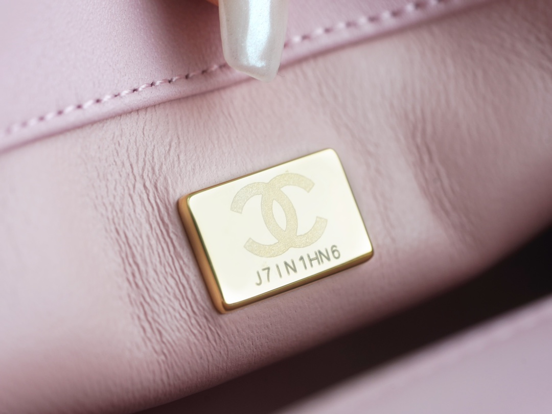 Chanel 23S CF Camellia Sakura Pink Lambskin  