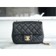 Chanel 23C Metal Ball Square Fatty Black  