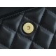 CHANEL 22K New Chain Flap Phone Bag Black  