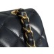 CF Classic Flap Jumbo Black Gold Lambskin  