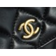 CHANEL 23C Metal Ball Phone Bag Black  