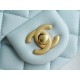 CHANEL 23S Camellia CF Mini Light Blue  