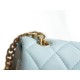 CHANEL 23S Camellia CF Mini Light Blue  