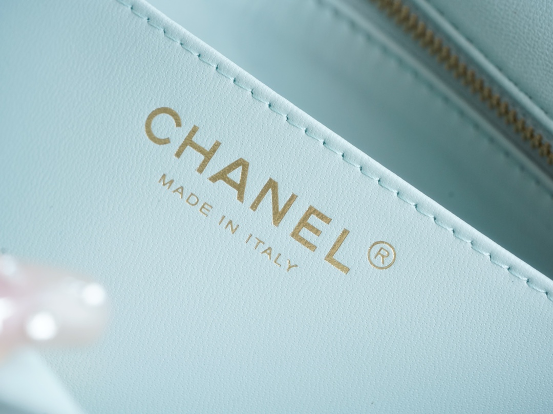 CHANEL 23S Spring/Summer New Camellia CF Mini Light Blue  