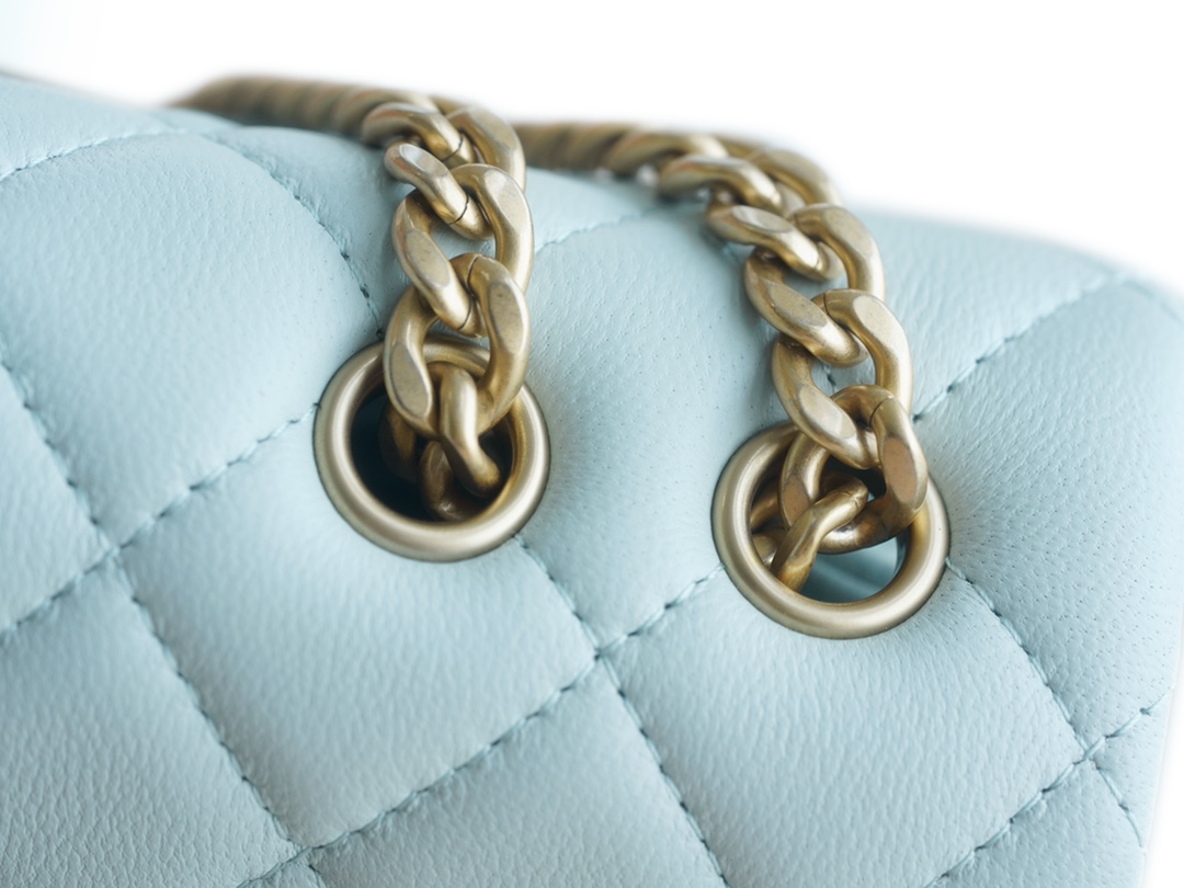 CHANEL 23S Spring/Summer New Camellia CF Mini Light Blue  