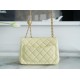 CHANEL 23S Camellia CF Square Fatty Chick Yellow