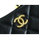 CHANEL 23B Hobo Shoulder Bag Medium Black  