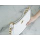 CHANEL 23B Hobo Shoulder Bag Medium White  