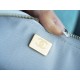 CHANEL 23B Hobo Double Chain Shoulder Bag Large Mist Blue  