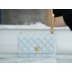 CHANEL 23S Spring/Summer New Camellia WOC Light Blue  