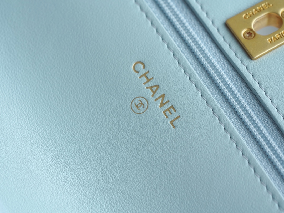 CHANEL 23S Spring/Summer New Camellia WOC Light Blue  