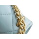 CHANEL 23S Spring/Summer New Camellia WOC Light Blue  