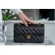 Classic Flap Classic Cover Bag Small Black Lambskin with Gold  