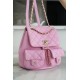 CHANEL 23P Duma Backpack Large Pink Calfskin  