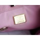 CHANEL 23P Duma Backpack Large Pink Calfskin  