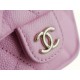 CHANEL 23P Duma Backpack Large Pink Calfskin  