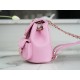 CHANEL 23P New Duma Backpack Mini Pink Calfskin  