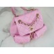 CHANEL 23P New Duma Backpack Mini Pink Calfskin  