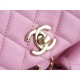 CHANEL 23P New Duma Backpack Mini Pink Calfskin  