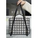 CHANEL 22K Atelier Black & White Tweed Backpack  